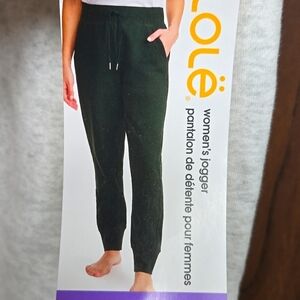 Lole Size XS Light Grey Fleece Lined Jogger Pants